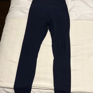 Navy blue lululemon align leggings 25’’ inseam